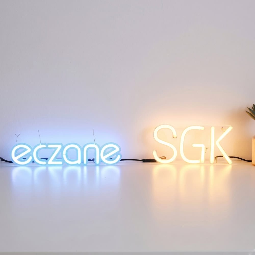 Eczane ve SGK Neon Led 50x90 cm